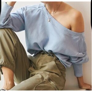 Maeve Anthropologie V Back Sweatshirt